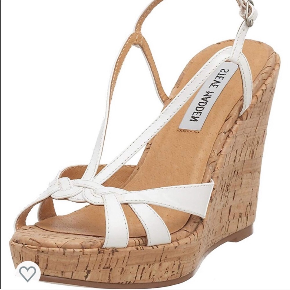 NEW** Steve Madden CHERR cork wedge sandals 6.5